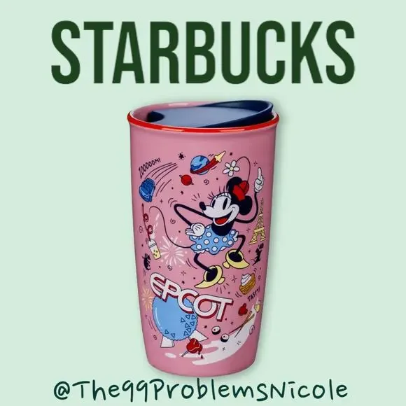 Starbucks Disney Epcot Porcelain Tumbler and Ornament Set